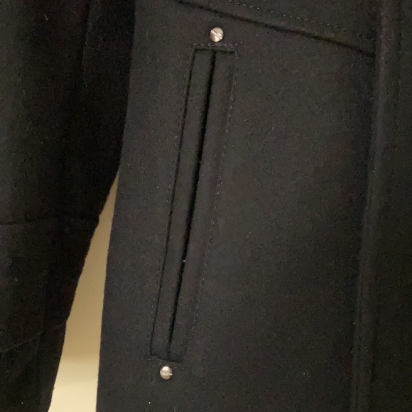 Women’s black pea coat in size 4P - Picture 6 of 7